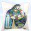 Indian pillow cover Rajasthani Traditional lady Painting Design Pillow Decorative Throw pillow