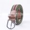 Colorful Braided Fabric Woven Elastic Stretch Belt for Men And Women