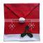 Set of 2 Santa Hat Christmas Chair Covers - Christmas Gift Bag