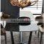 Northern Europe style wooden furniture marble dining table tw 5017#