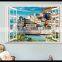 Wall Sticker Vinyl Printing Scenery Outside The Window Stickers