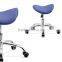 Hot Selling YIDA Blue Fabric Ergonomic Barber Chair, Salon Barber saddle Stools
