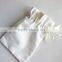 white cotton bags jewelry bags with draw string