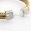 kalen stainless steel 1 gram gold bangles