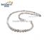 16inches 3-9mm good design near round new fashion pearl long necklace 925