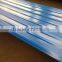 Corrugated colored galvanized steel wall panel