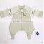 GOTS Organic 100% Cotton Infant Baby Kids Foot Sleeping Bag With Detachable Sleeves for All Seasons