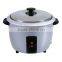 CB certificate 1.8L grey color drum shape rice cooker with stainless steel lid