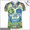 Skeleton design your own crew neck t-shirts for men