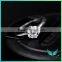 moissanite girdlestone customized 14k gold 1 carat 9 hearts & flower forever one forever brilliant moissanite rings