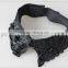 2016 latest design beads necklace, black handmade beaded necklace for garments