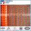 Orange Plastic Mesh Barrier Fencing / HDPE Mesh Fence / Plastic Lattice Fence