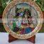 Indian Marble Plate Handicraft Religious Gift Decor Rich Art And Craft Gallery Hindu God Krishna Radha Miniature Painting