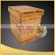 dip in wax two layer langstroth wooden beehive