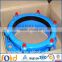 ductile iron wide range flange adaptor for PE pipe