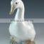 2015 chinese factory custom made handmade carved hot new products resin porcelain duck figurine