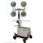 Hand push light tower ZM12C mobile light tower 2015 hot sale LED light tower