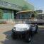 White 2 seat electric golf carts with a small rear cargo
