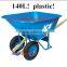 super large capacity plastic tray wheelbarrow 140L manufacturer