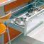 China xindongrui aluminum factory high quality extruded aluminium profiles for the glass cabinet frames
