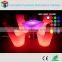 Heavy PE plastic waterproof remote control LED bar chair/LED furniture sofa furniture LTT-CT05A