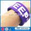 Custom silicone slap snap ruler bracelet wristband