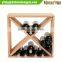 Wooden cellar wine rack insert