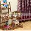 new wooden dispaly rack with 3 layer, decorative wooden plant rack