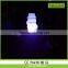 Clear sparking LED Lights Christmas, 2014 New Snowing Christmas Snowman Family with umbrella base with LED lights and tree