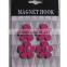 iron board+4pcs flower shape magnet hook