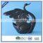 Luxury modern ceramic goose figurine decoration black goose