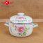 Full flower Stew Pot Enamel Cookware pot / Stew Pot
