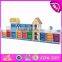 New style preschool storage shelf wooden kids indoor playhouse W08C187-S