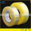 Christmas hot sale yellowish bopp packing tape/solvent based acrylic yellow bopp tape