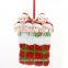Baby In Bed Family Of 6 Personalized Christmas Tree Ornaments