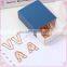 English Letters A shaped colorful binding paper clips