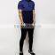 wholesale new design polo shirts for man dark blue with black man polo shirts 100% cotton custom polo shirts