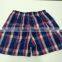 2015 new fashion mens woven boxer shorts