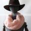 Myfur Customize Wholesale Fashion Design Trendy Circular Fake Fur Soild Color Neck Scarf