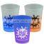 USA Made 12 oz Cool Color Changing Stadium Cup - changes color with ice cold liquids, BPA-free and comes with your logo