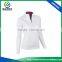 High Quality White Color With Purple Red Big Trims Women Fleece Pullover