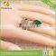 Animal Ring Jewelry For Women Finger Fashion Accessories Retro Gold Green Stone Snake Ring Party Gift