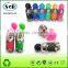 2014 Newest stainless steel baby feeding bottles with dust-proof lid and silicone sleeve