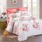 High quality 100%cotton reactive printed spiderman snoopy bedding set