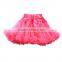 2016 yawoo red and green tulle christmas pettiskirts newest model kids skirt