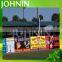 Custom company poster football basketball fabric sideline banner