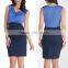 wholesale pregnant clothes ruffle front pregnant dress blue navy pencil pregnant clothes cheap