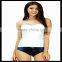 Two Way Strap Strapless Seamless Padded Cup Bra Inset Basic Solid Cami Top