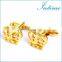 High Quality Gold Crown Cufflinks for Mens