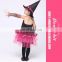 Cute Child Costumes Halloween Cosplay Costumes Kids Pink Witch Costumes